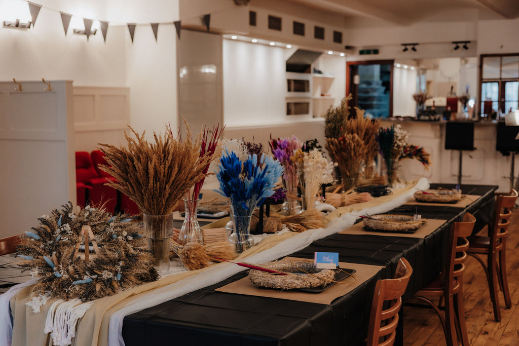 Korngeflüster – Dein Trockenblumenkranz mit Landhaus-Flair