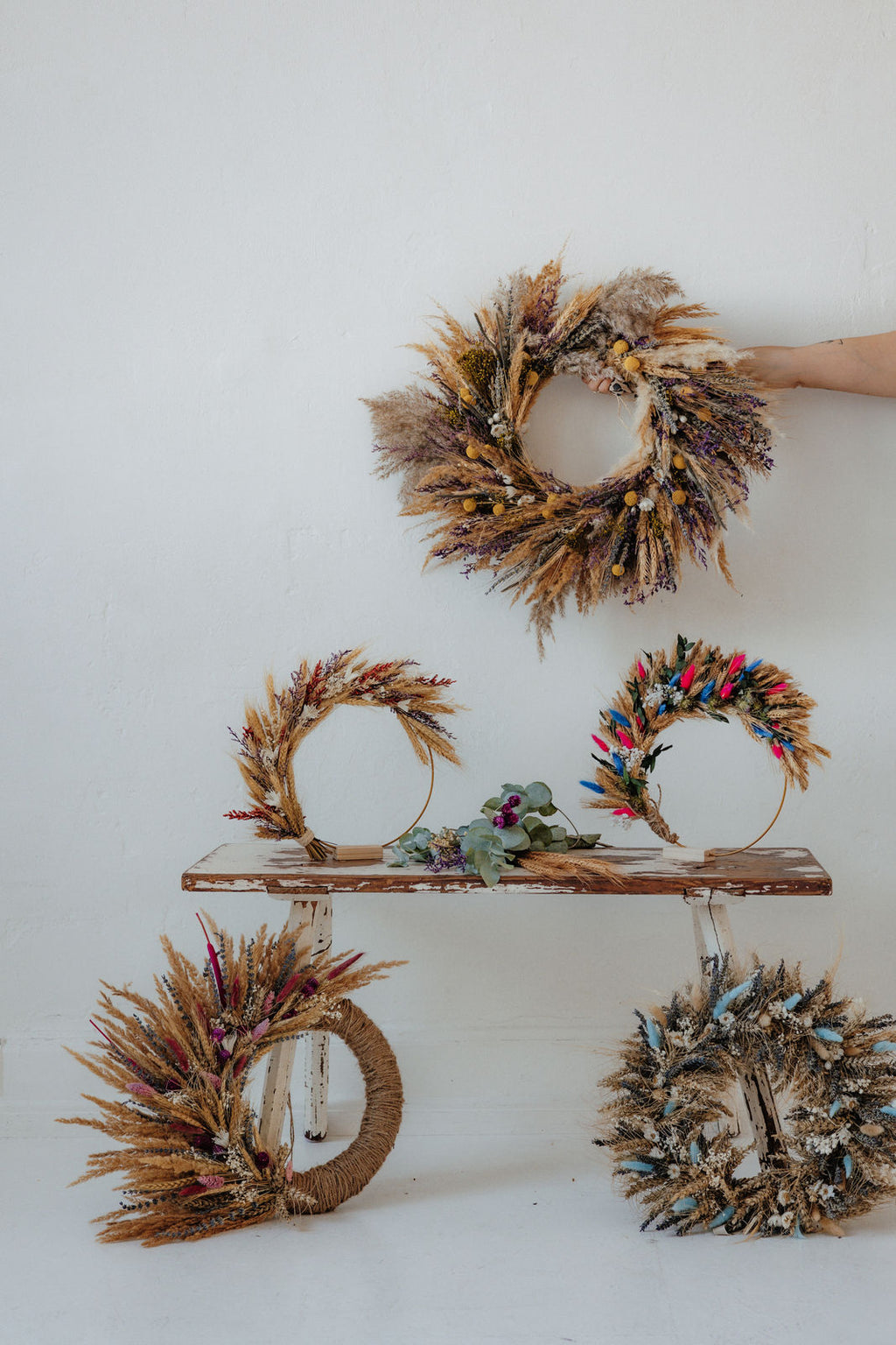 Korngeflüster – Dein Trockenblumenkranz mit Landhaus-Flair