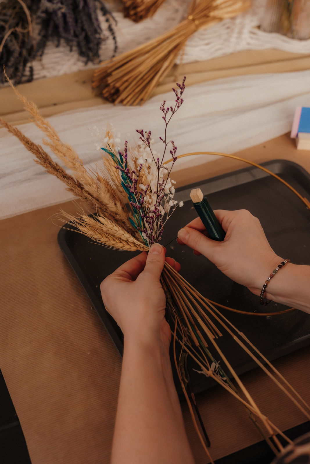 Kleinkorngeflüster - Dein stehender Tischkranz