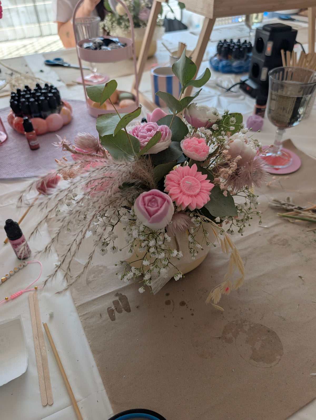 Pretty Candle Bouquet Workshop